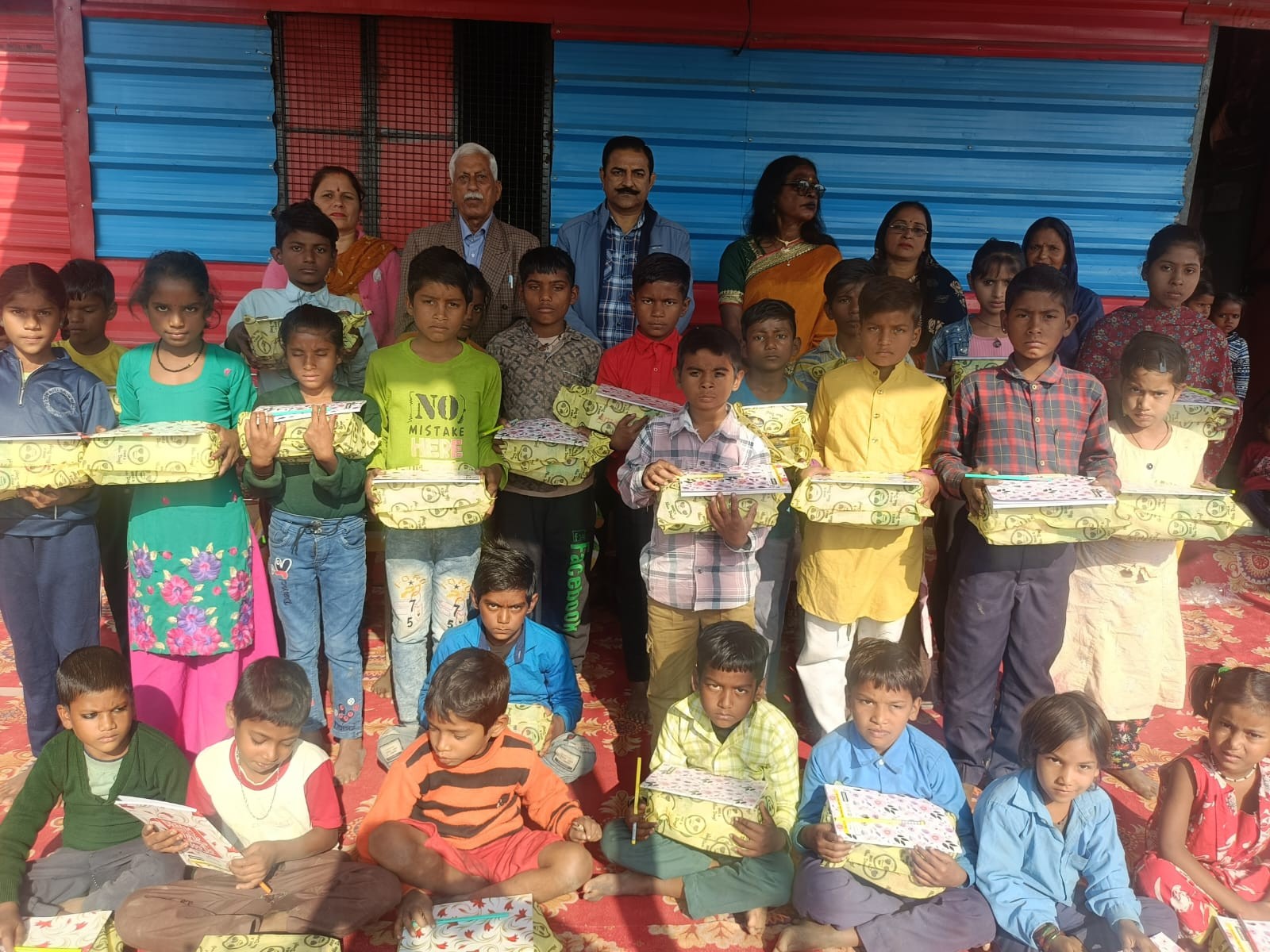 Distribution of essential supplies